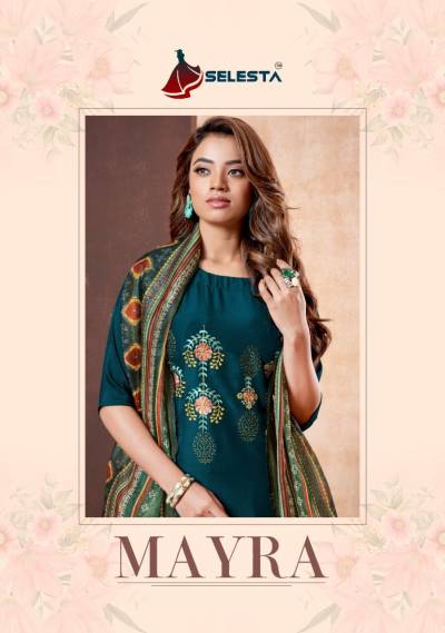 Mayra By Selesta Embroidery Casual Wear Readymade Suit Collection